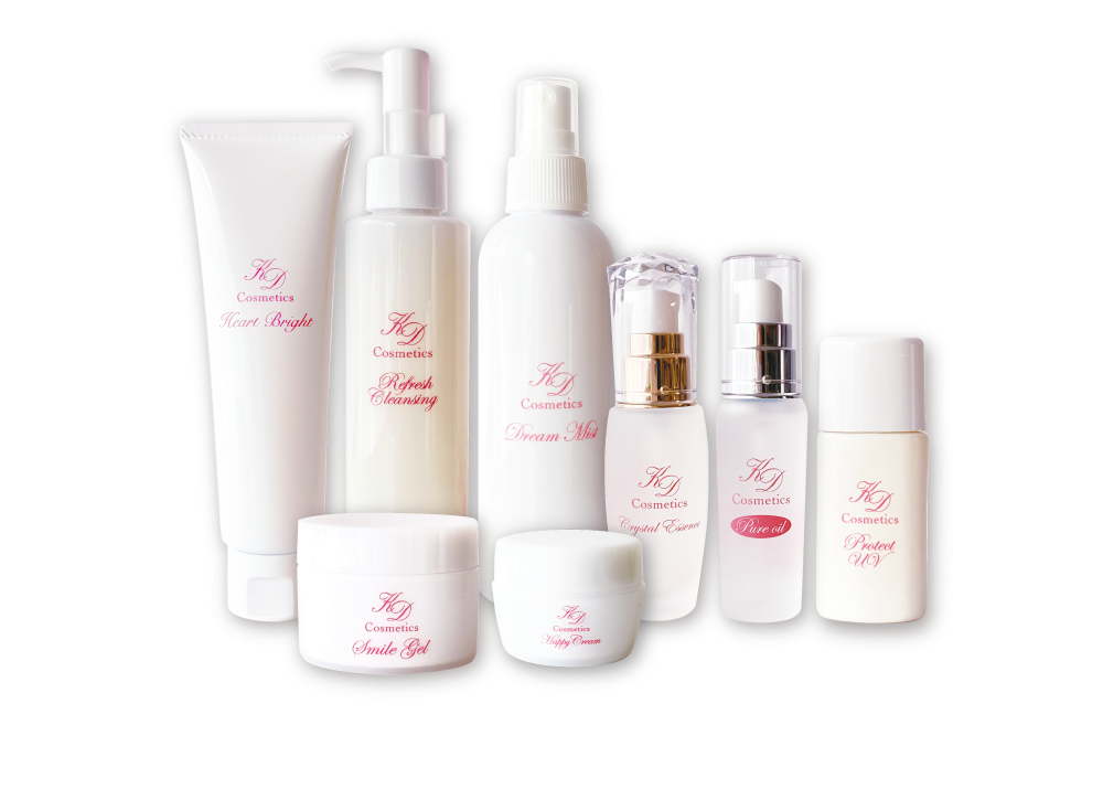 お肌にやさしい自然派基礎化粧品/ケイ・ディー・コスメティクス/KDコスメ/スキンケア商品/化粧水 美容液 保湿 日焼け止め 洗顔 クレンジング 天然成分 ハーブ配合